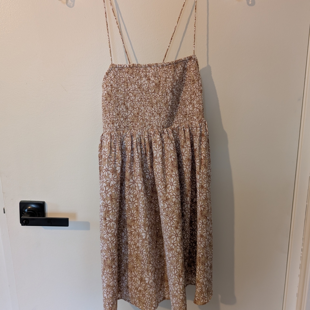 Floral Spaghetti Strap Dress